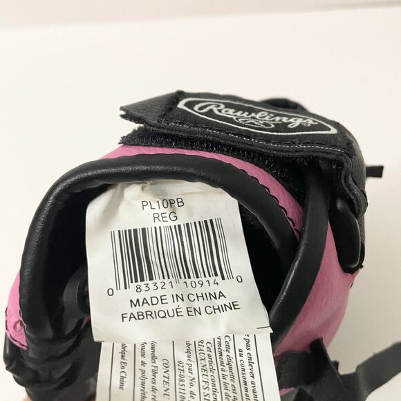 Rawlings Baseball Glove Youth Players Series PL10PB 10 Inch Pink - Picture 12 of 12